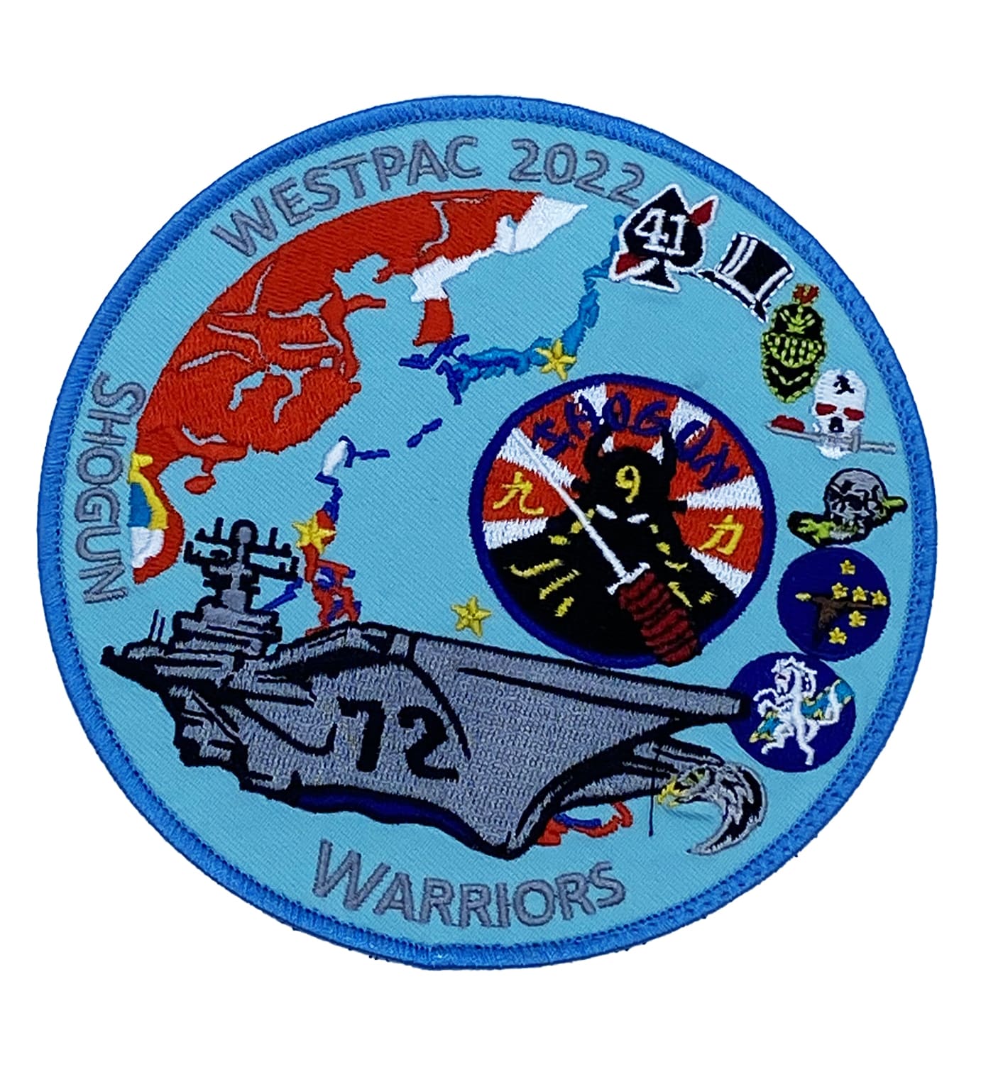 VFA-41 Black Aces Westpac 2022 Cruise Patch – Plastic Backing