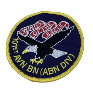 101st Avn Wings of the Eagle Patch Patch – With Hook and Loop
