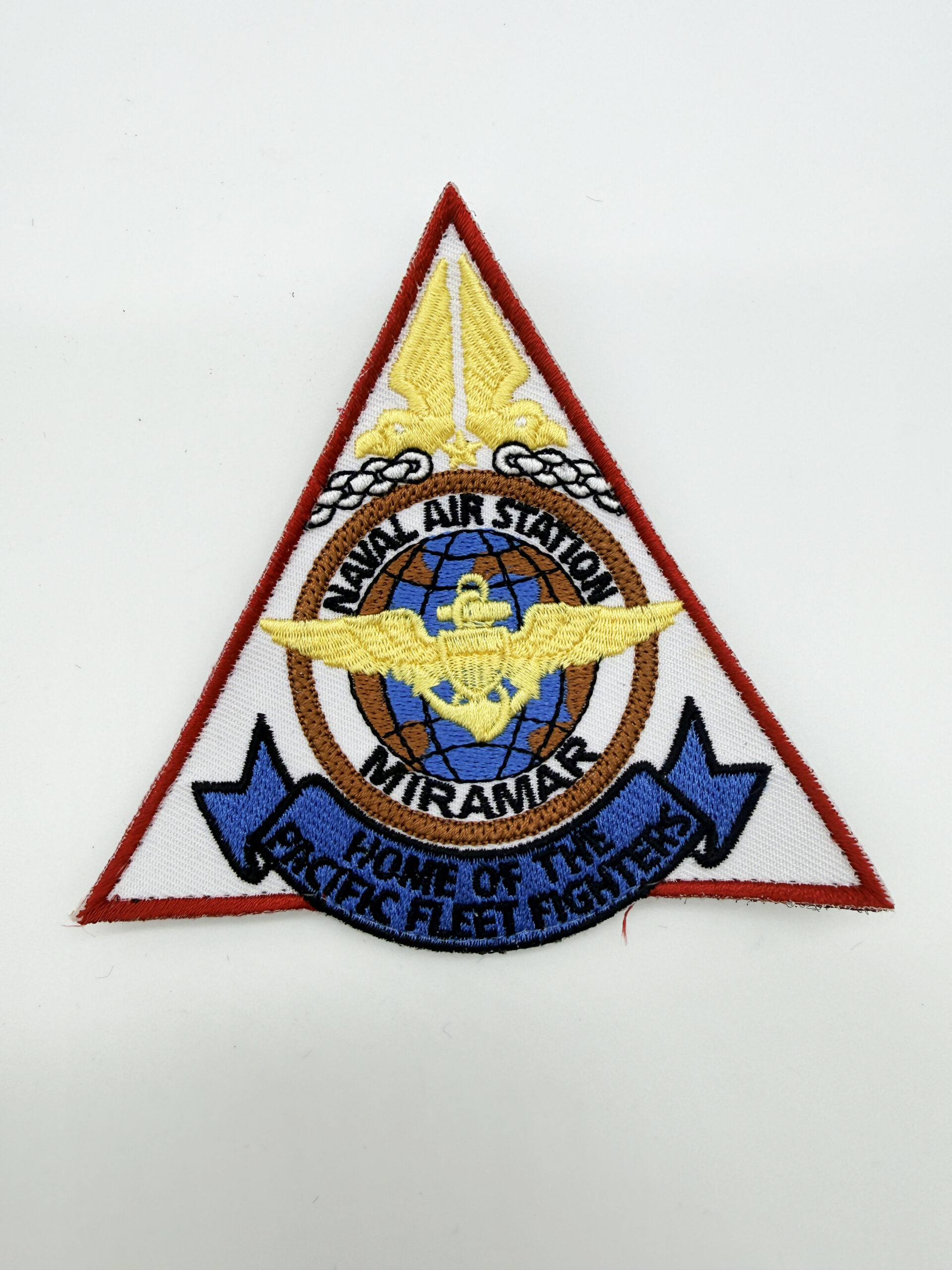 Nas Miramar TopGun Patch – Plastic Backing/Sew On, 4″