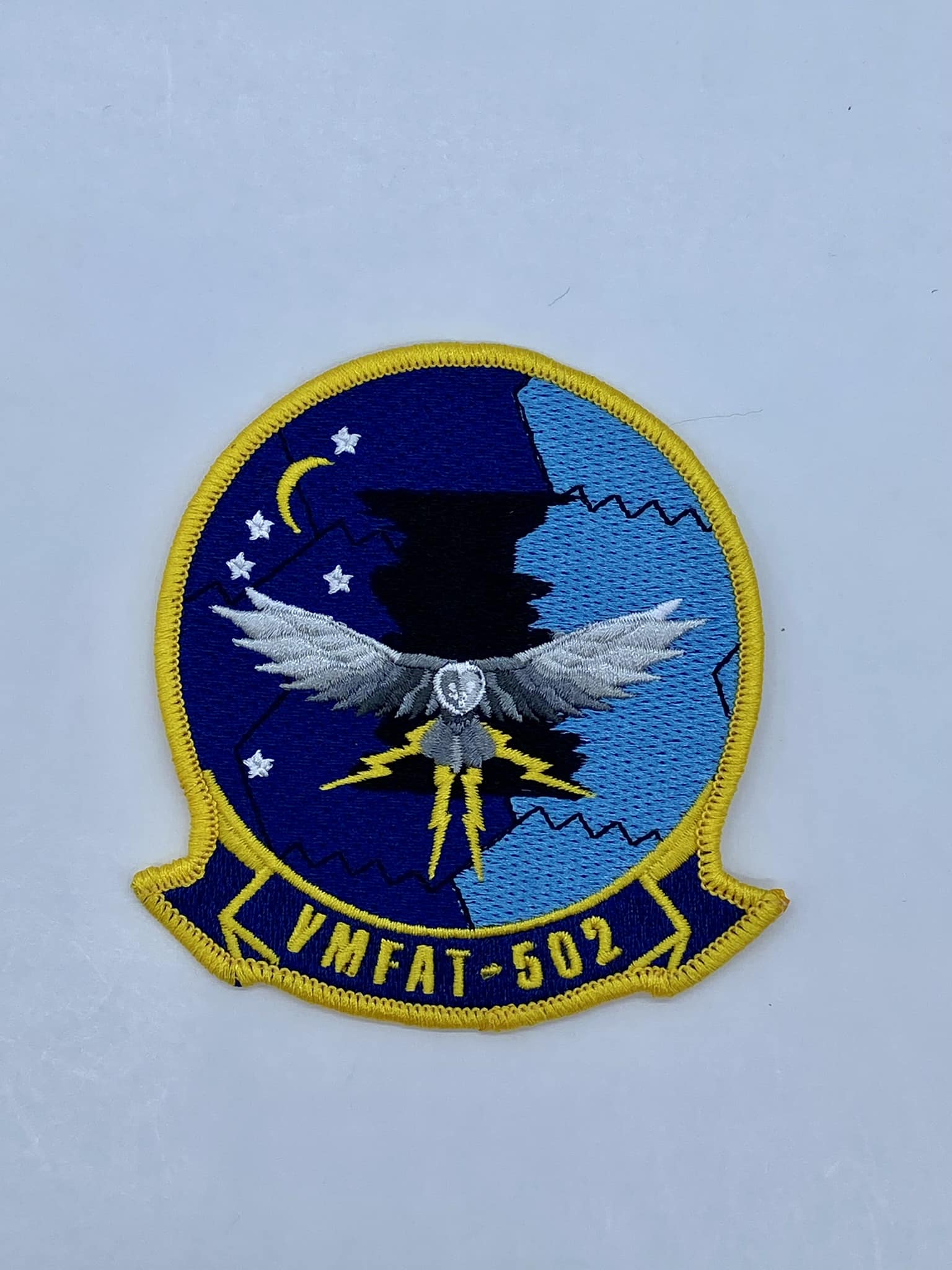 4.25 MARINE CORPS VMFA-513 FLYING NIGHTMARES COLOR LEATHER
