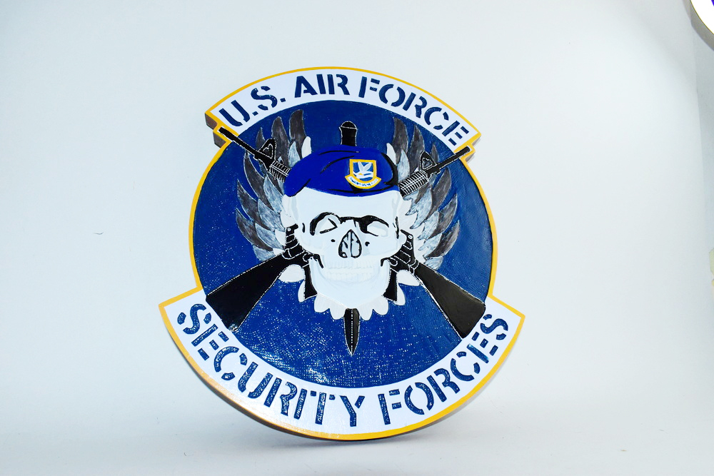 USAF Security Forces Plaque