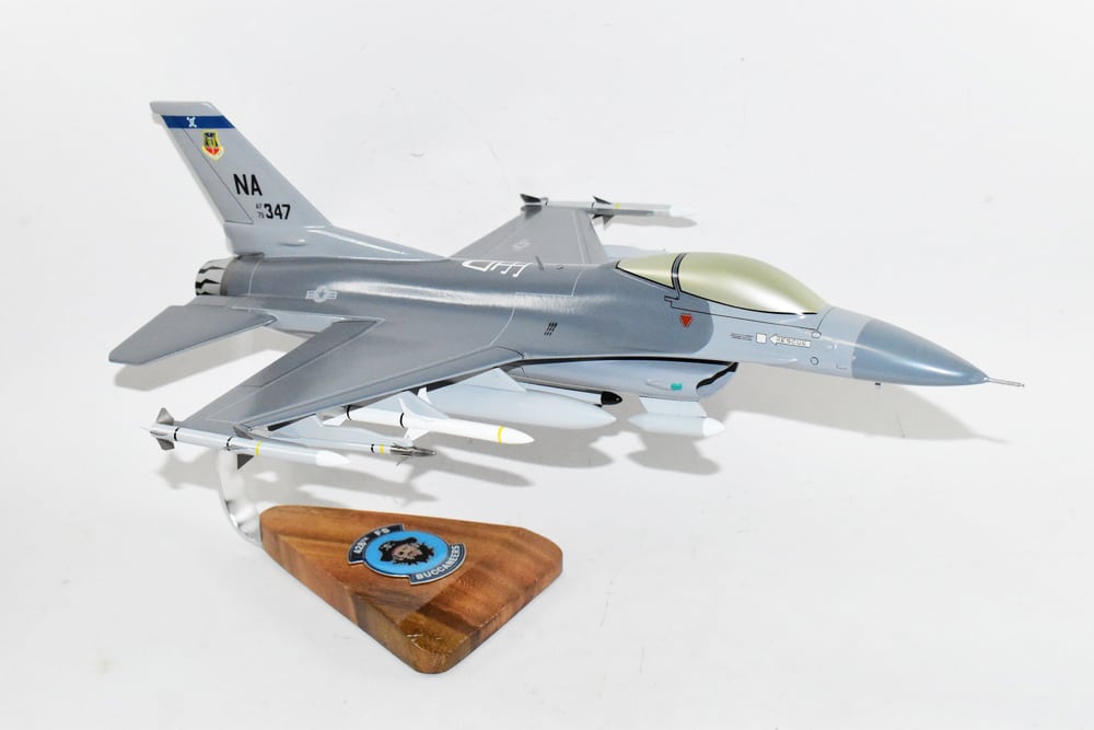 Lockheed Martin® F-16 Fighting Falcon®, 428th TFS Buccaneers 1981, 18-inch Mahogany Model