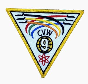 Carrier Air Wing CVW-9 Patch – With Hook and Loop