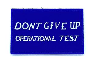 Don’t Give Up Operational Test VX-9 Vampires PVC Patch – With Hook & Loop