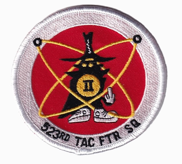 523rd Tactical Fighter Squadron Patch – Sew On, 3.5″