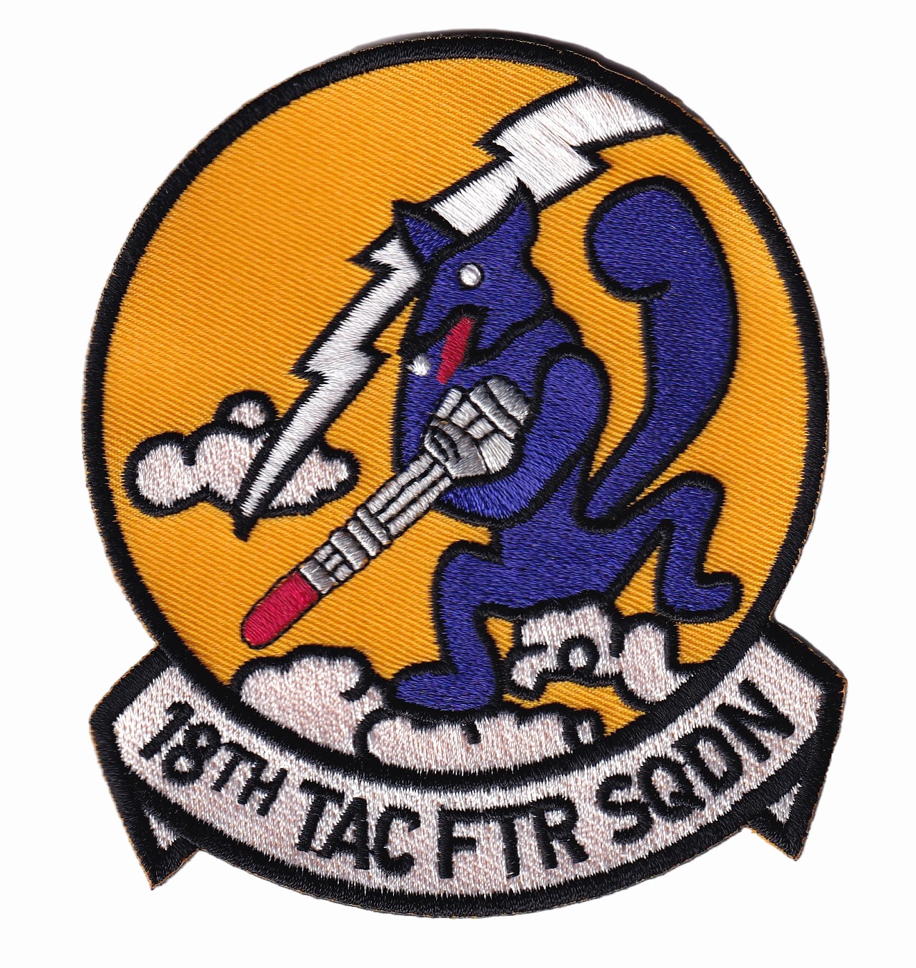 18th Tactical Fighter Squadron Patch – Sew on, 4″