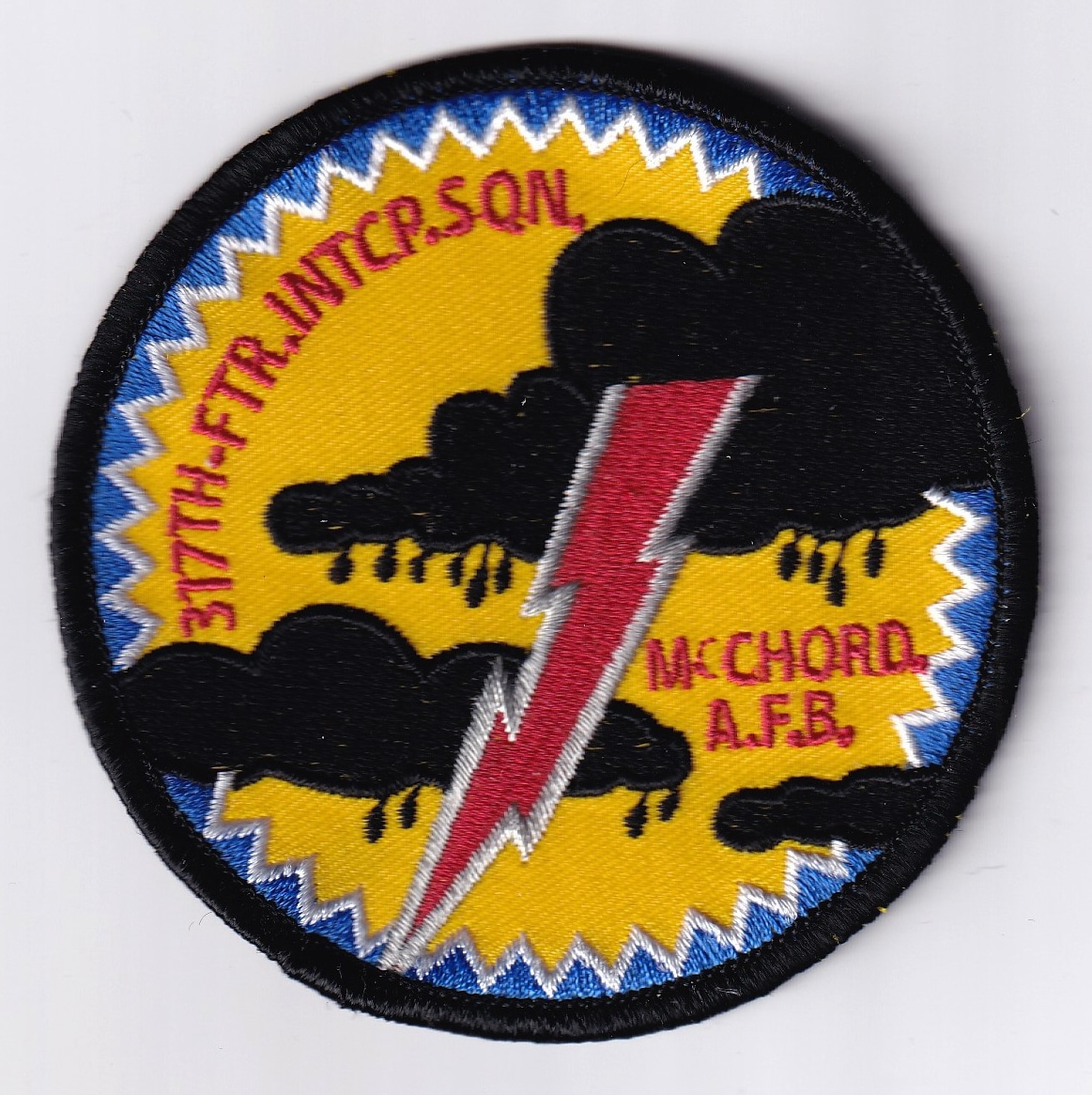 317th FIS McChord AFB Patch – Sew on, 3.5″