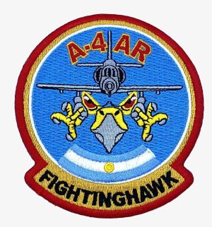 A-4 AR Skyhawk Fightinghawk Patch – Sew On, 4"