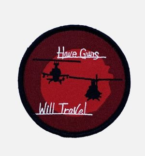 HMLA-167 Have Guns Will Travel Shoulder Patch – With Hook and Loop, 3"