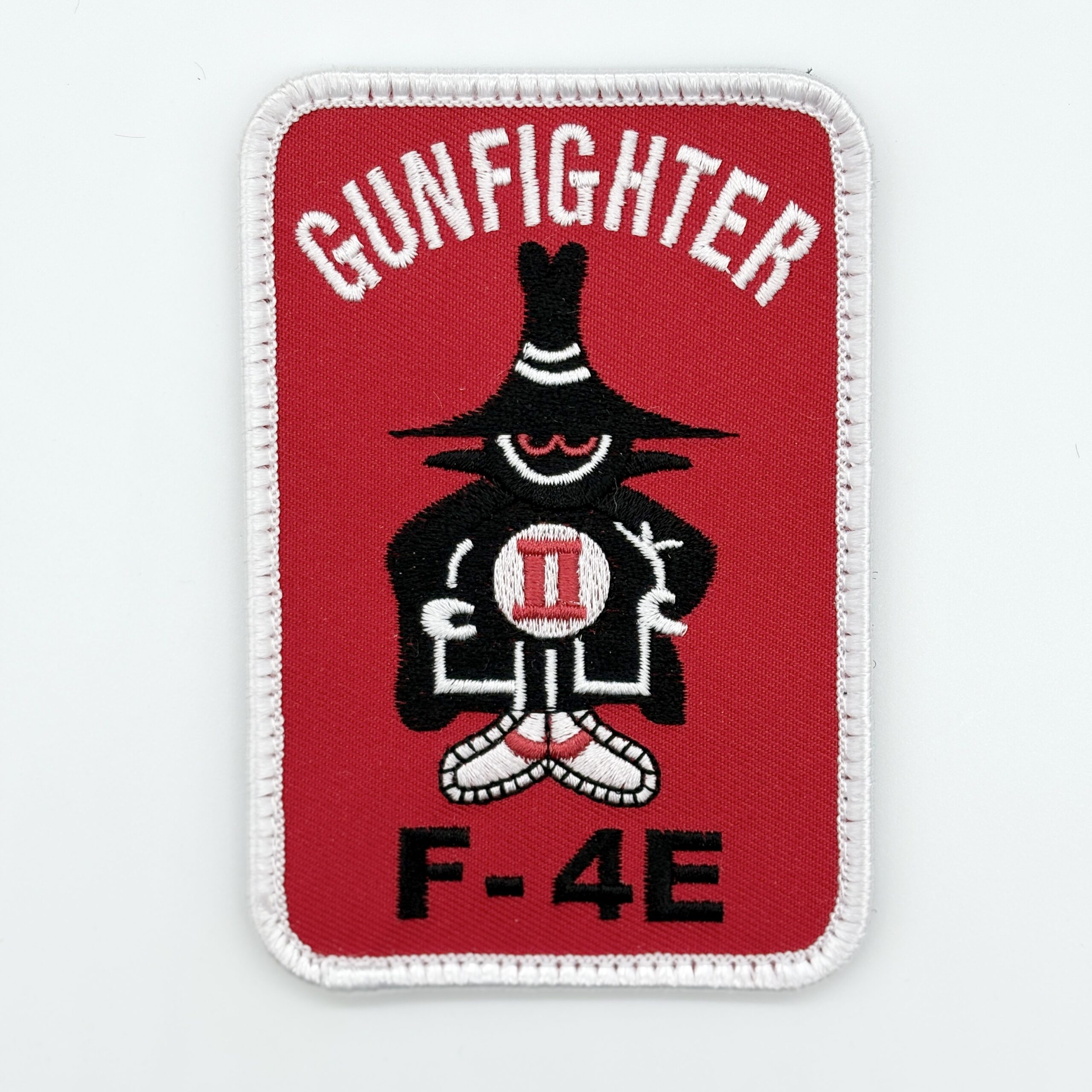 F-4E Gunfighter Patch – 4″ Embroidered Insignia, Hook and Loop