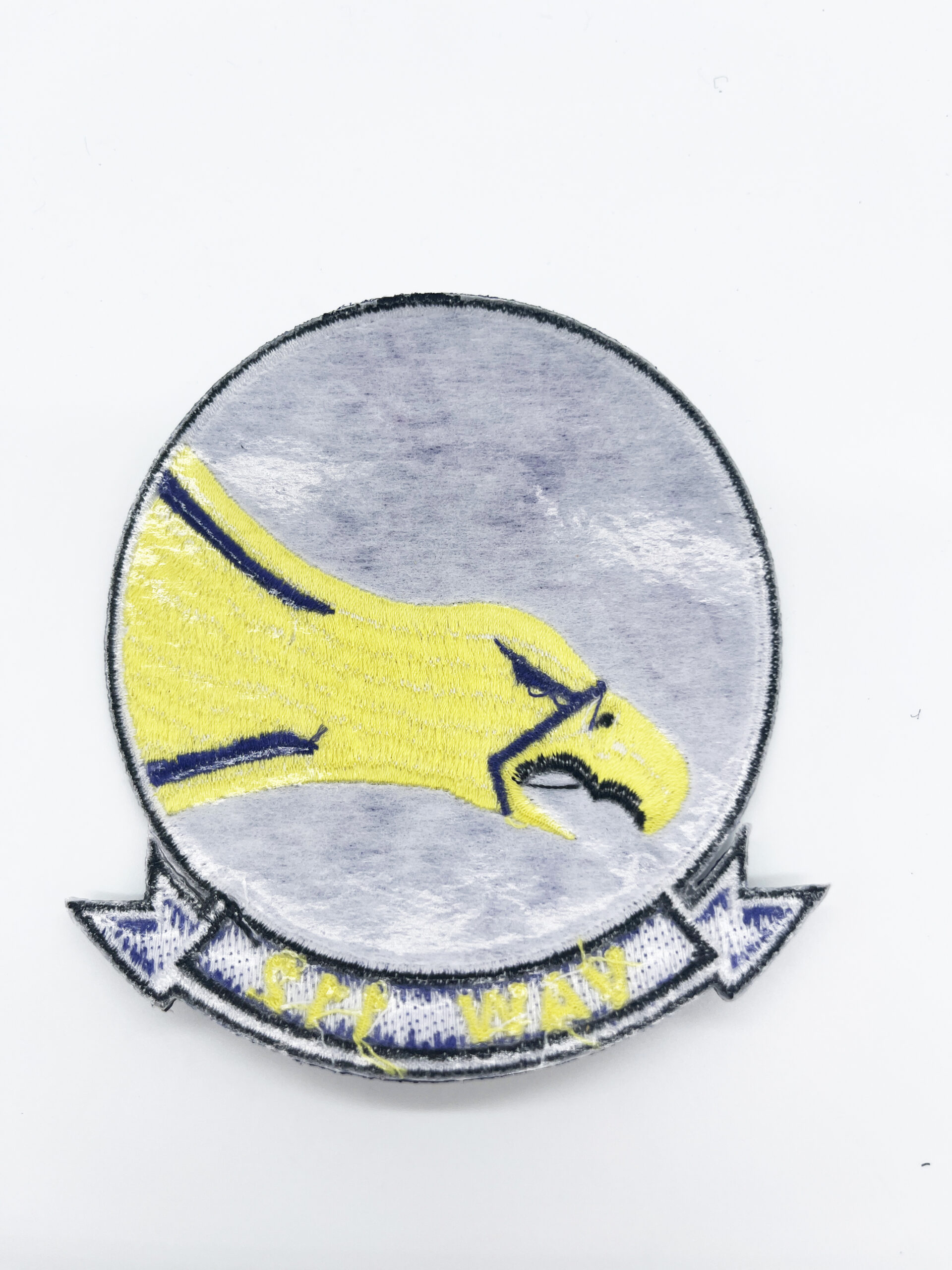 No.1129 横振り刺繍パッチ VAW-11 セット Official VAW-120 Greyhawks Wallops