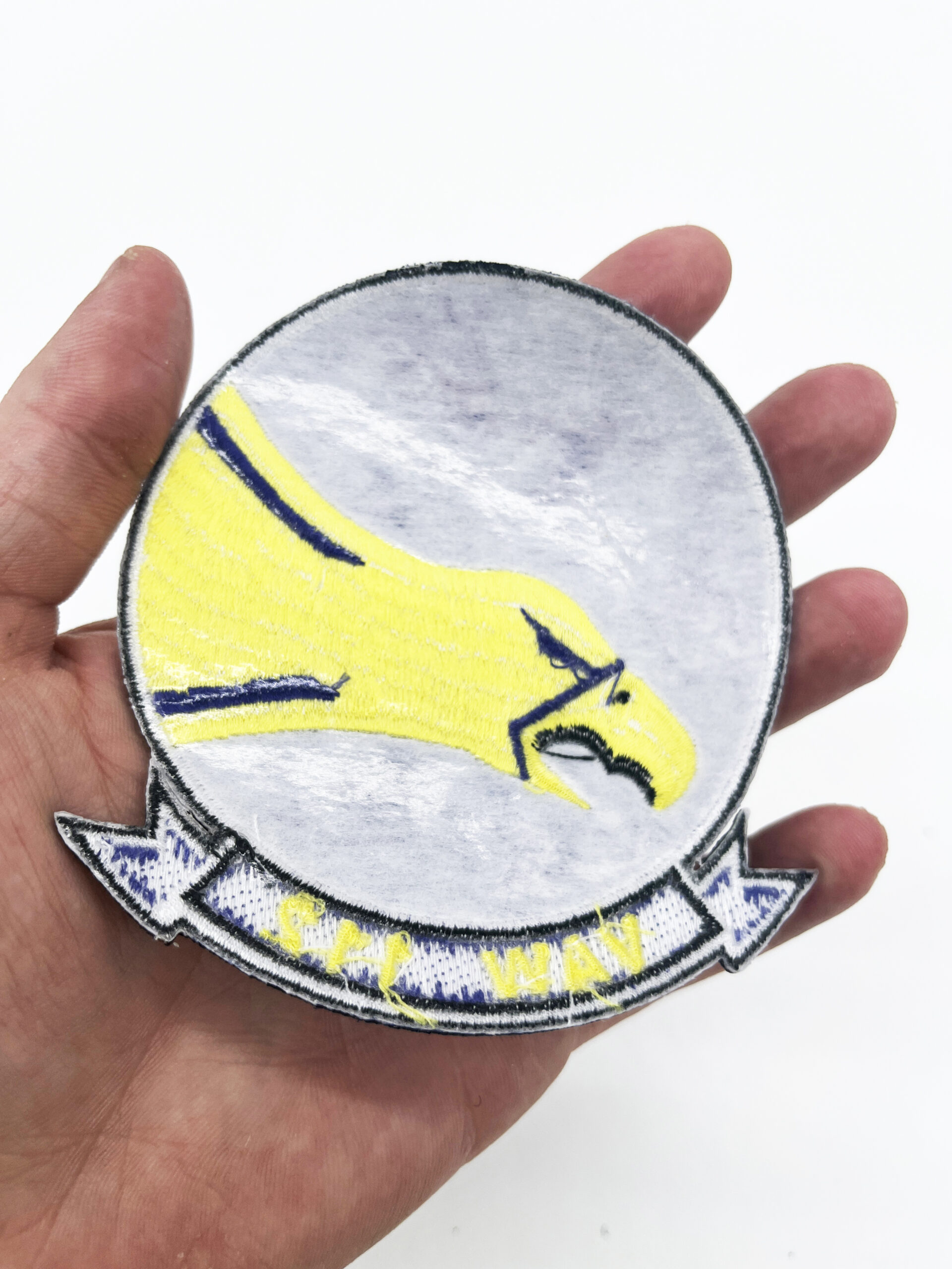 No.1129 横振り刺繍パッチ VAW-11 セット Official VAW-120 Greyhawks Wallops