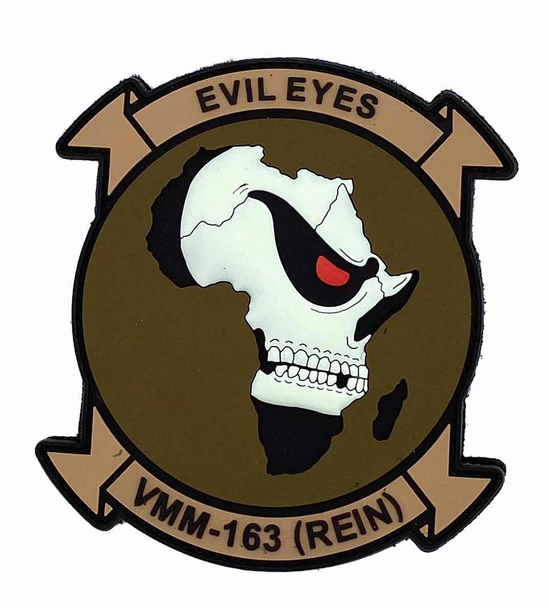 MM-163 (REIN) Evil Eyes Africa PVC Patch - Squadron Nostalgia