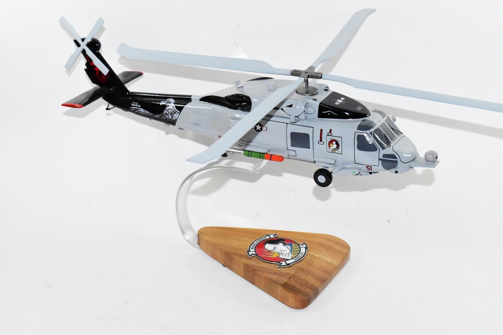 MH-60R, HSM-51 Warlords (2017) 16″ Mahogany Scale Model