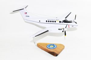 Beechcraft C-12F Huron, 58th MAS Special Air Missions Europe, 18-inch Mahogany Scale Model