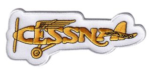 Cessna® (1950-1970) Patch - Plastic Backing / Sew On, 5", Officially Licensed
