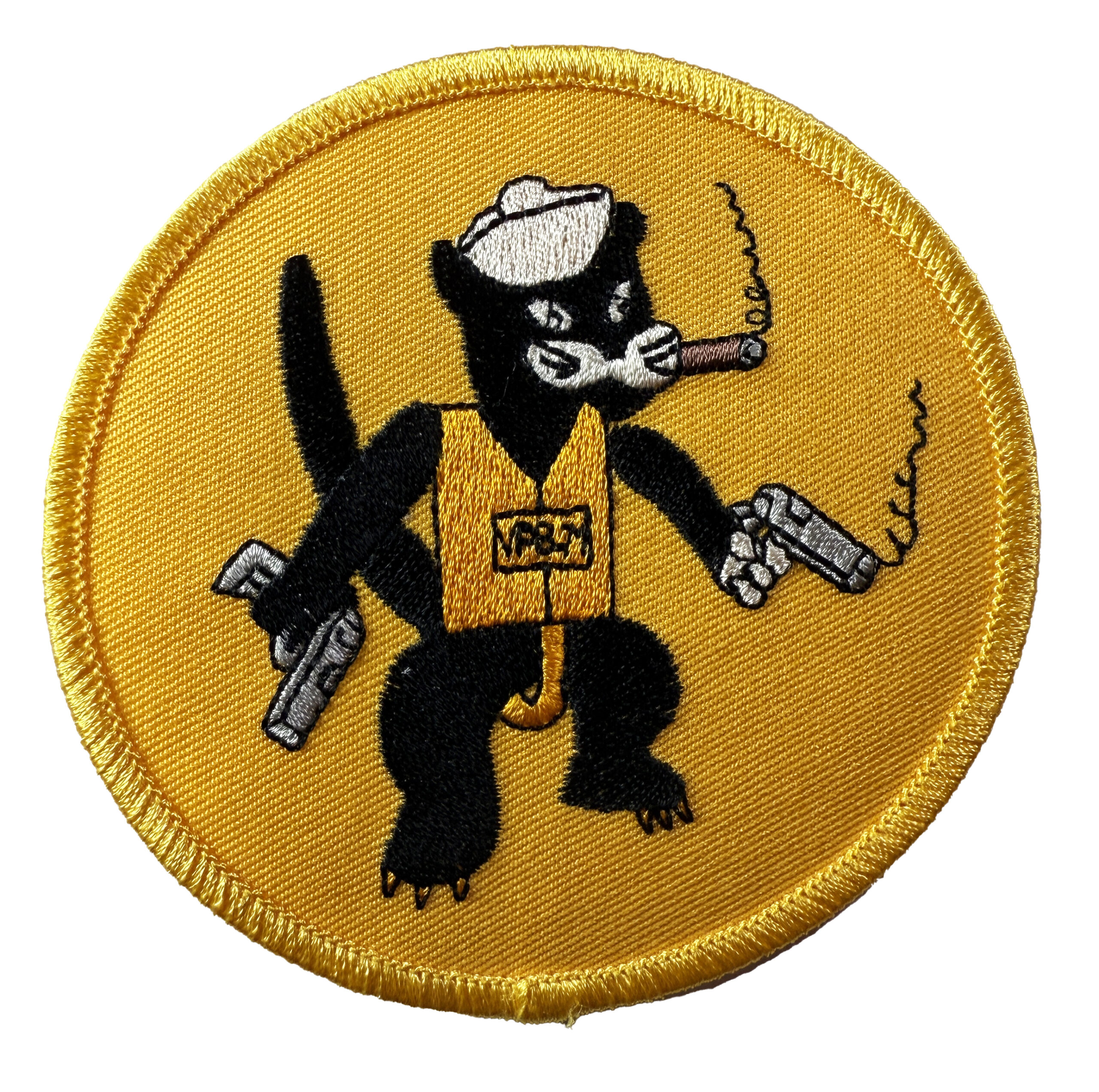 VP-VPB-71 Black Cats Patch – With Hook and Loop, 3.5