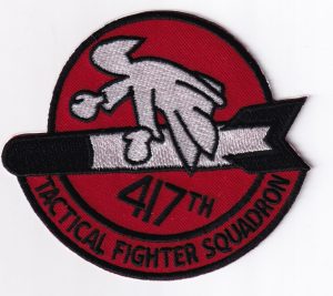 417th Tactical Fighter Squadron Patch