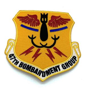 47th Bombardment Group Patch – Plastic Backing, 3.5"