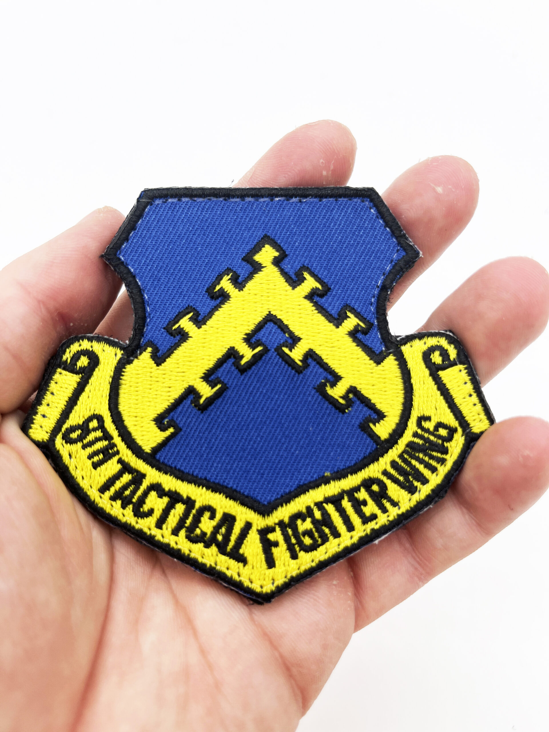 8th Tactical Fighter Wing Patch – With Hook and Loop, 3.5