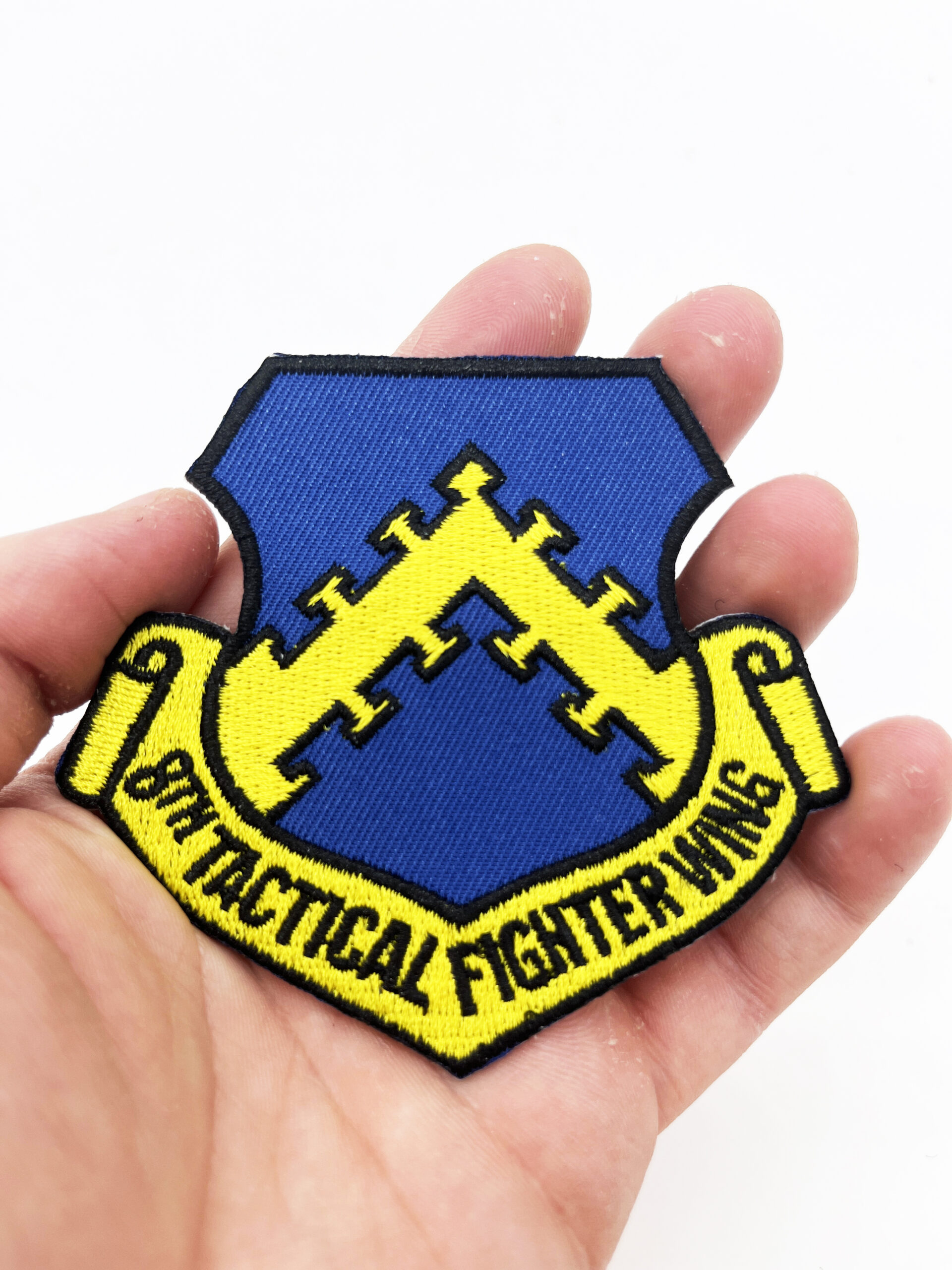 8th Tactical Fighter Wing Patch – With Hook and Loop, 3.5