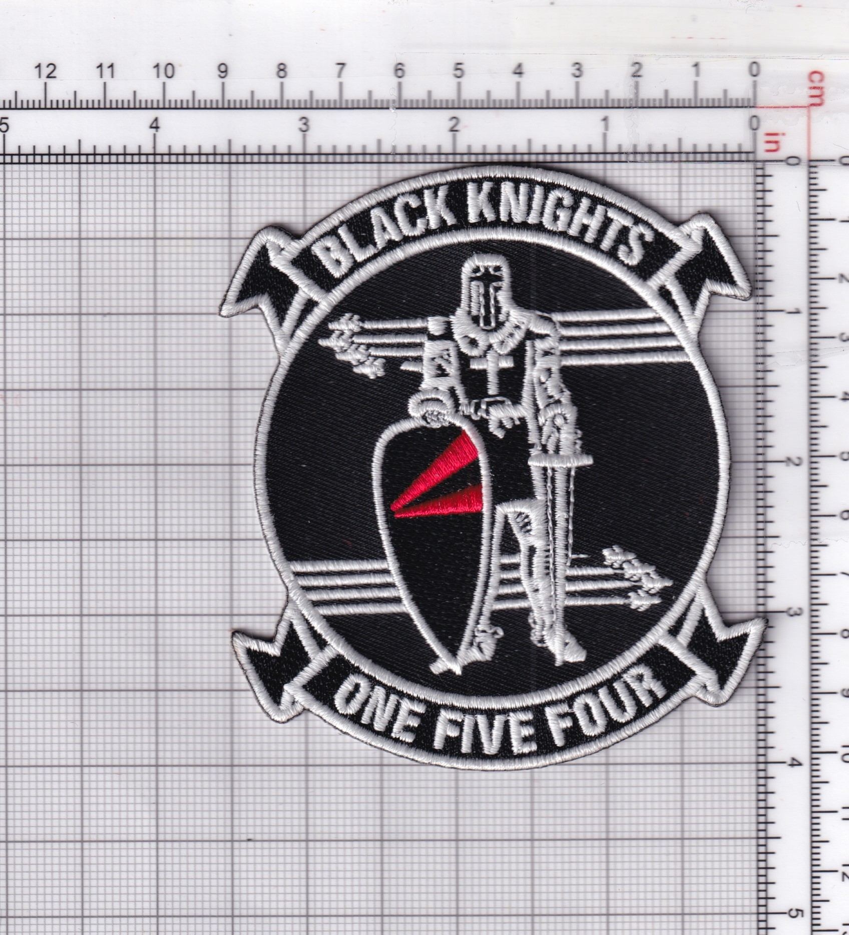 No.1140 ☆横振り刺繍パッチ☆ BLACK KNIGHTS VF-154 No.1140 ☆横振り刺繍パッチ☆ BLACK KNIGHTS VF-154 - メルカリ