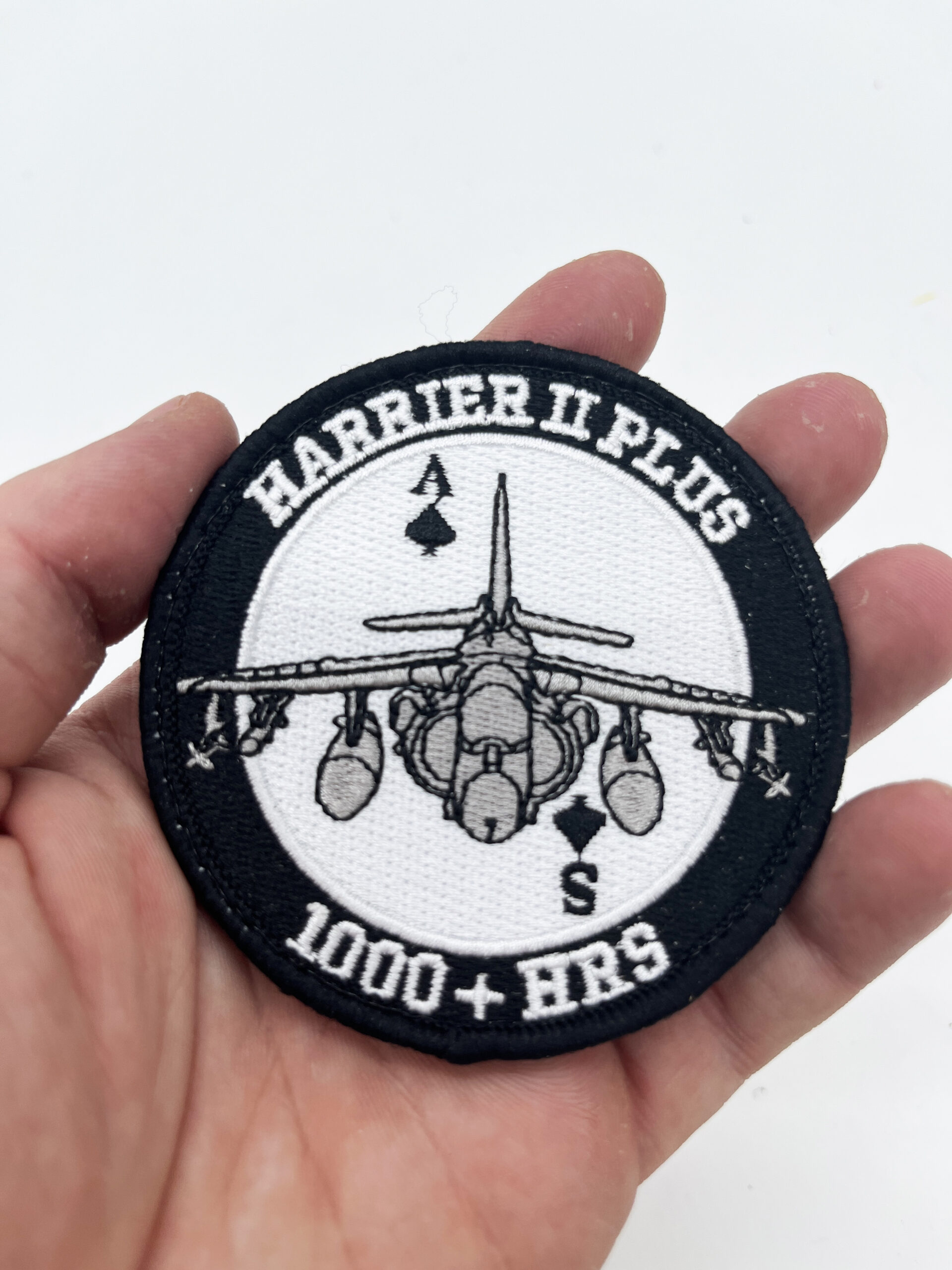 VMA-231 Ace of Spades AV-8 Harrier 1000+ Hours Shoulder Patch