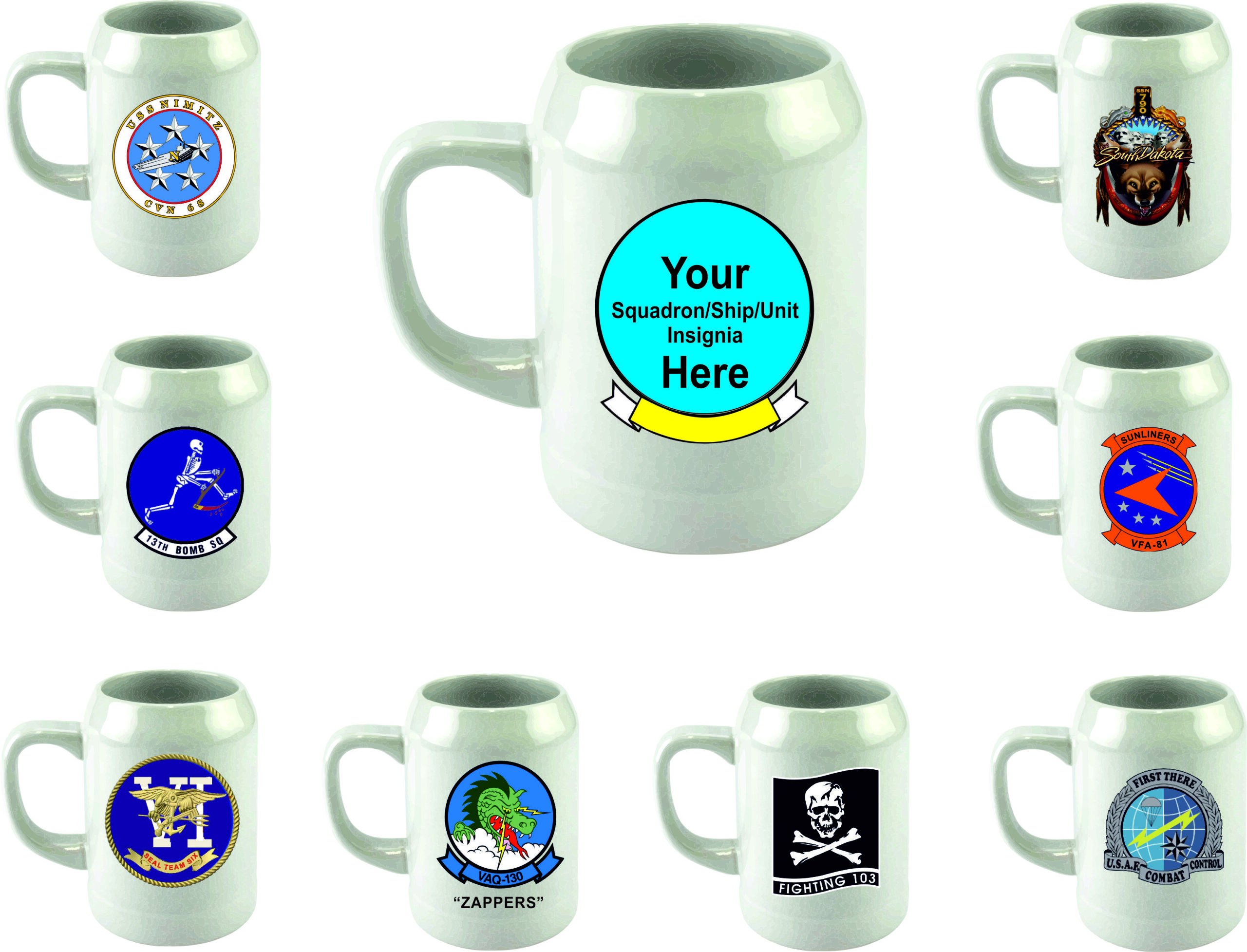 Beer Mugs - Squadron Nostalgia