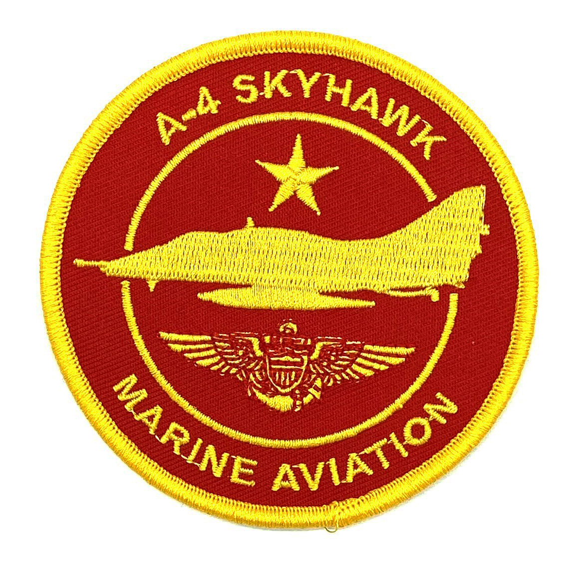 A-4 Skyhawk Patch – With Hook and Loop, 3″
