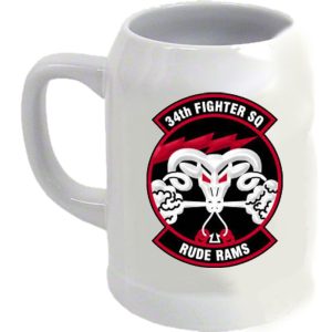 34th Fighter Squadron Tankard