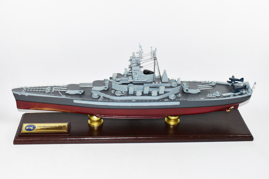 USS Massachusetts BB-59 South Dakota Class Battleship, 24 USS Massachusetts BB-59 South Dakota Class Battleship, 24