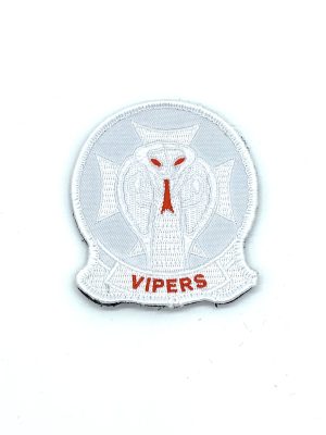 HMLA-169 Vipers White Squadron Patch -With Hook and Loop