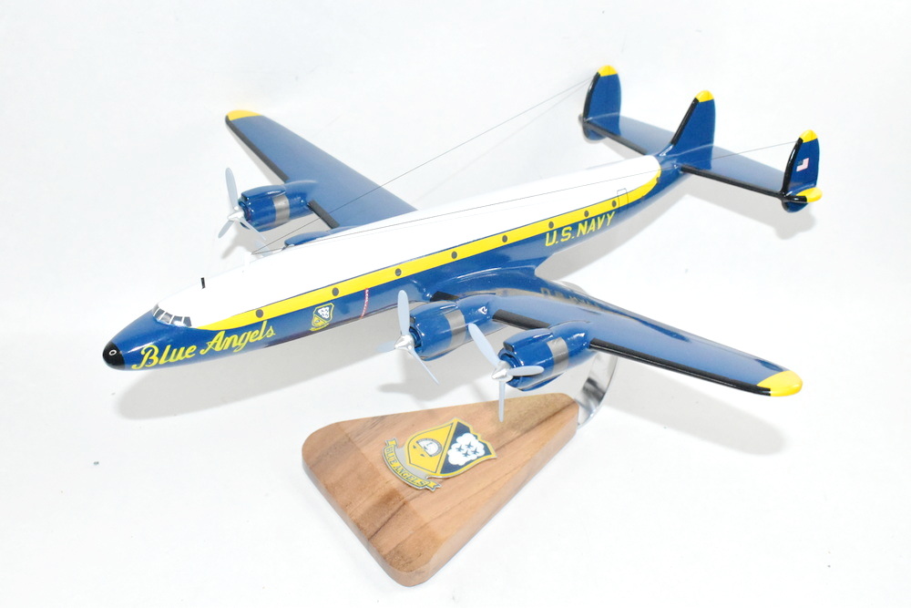 Lockheed Martin® C-121 Super Constellation®, Blue Angels 1970, 18″ Mahogany Model