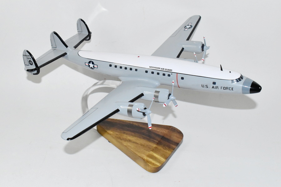 Lockheed Martin® C-121 Constellation®, 172nd AW 183rd AS, 21in Mahogany Scale Model