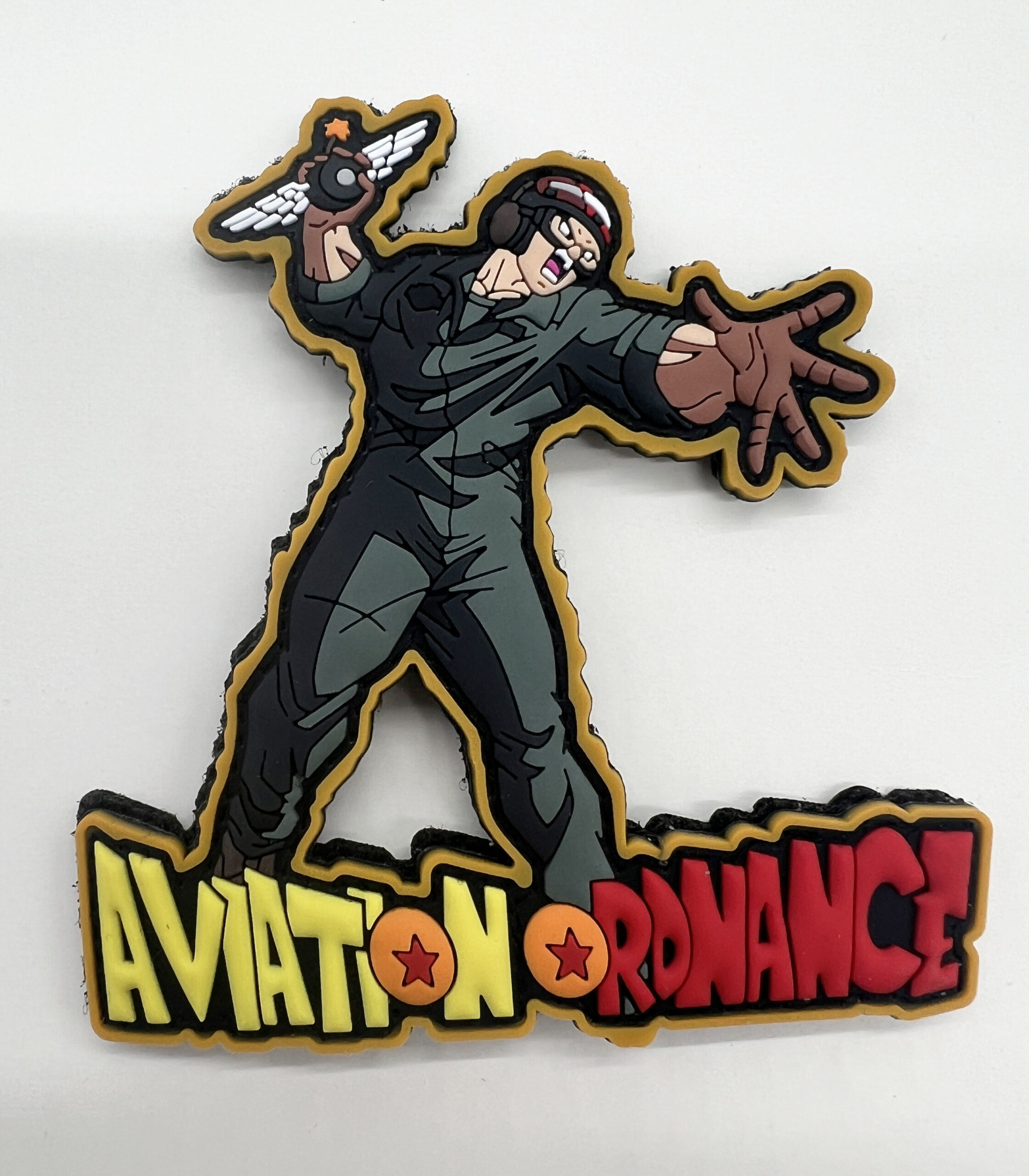 Aviation Ordnance PVC Patch – Hook and Loop, 3.5"
