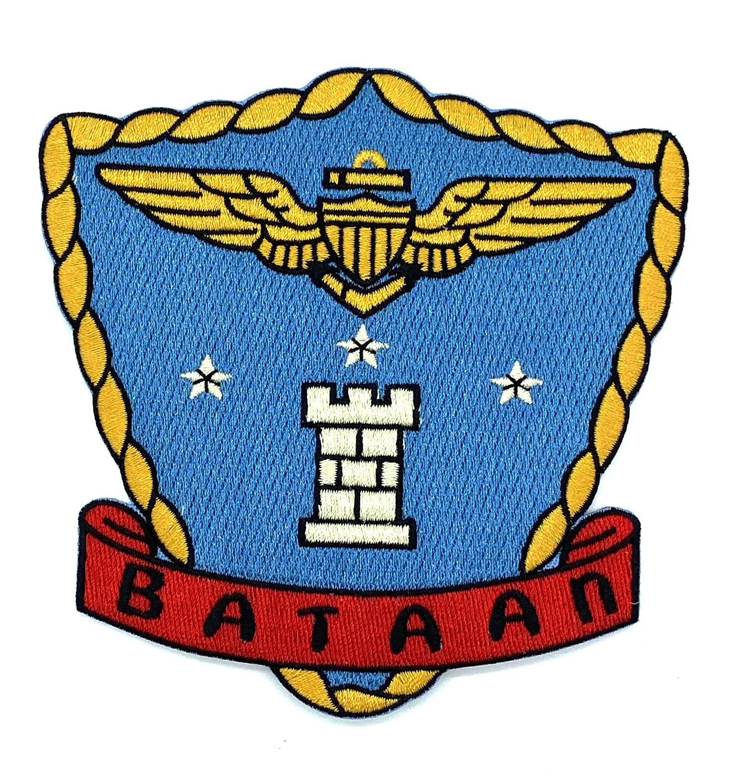 CVL-29 USS Bataan WWII Patch – Plastic Backing / Sew On, 4.5"