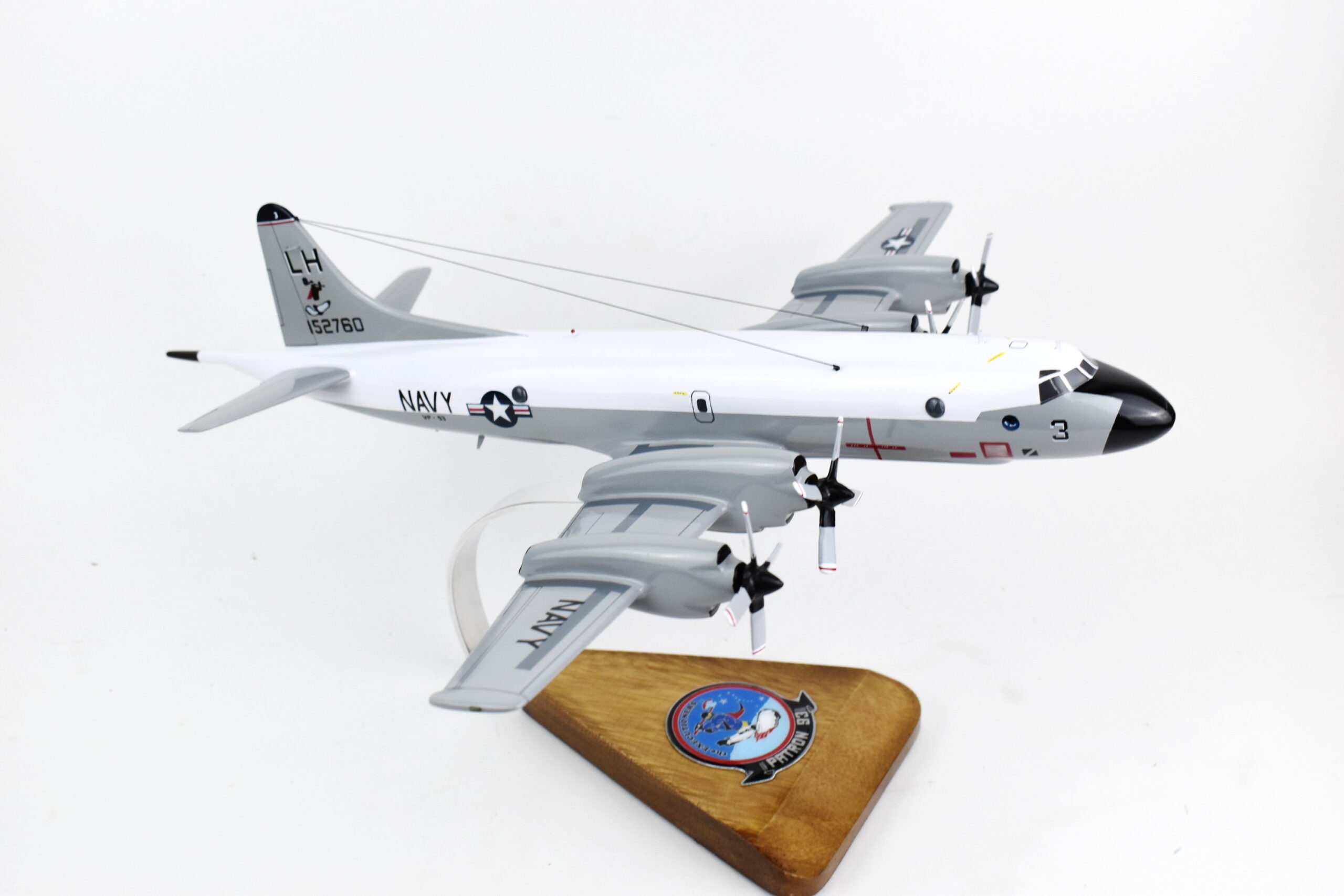 Lockheed Martin® P-3B Orion™, VP-93 Executioners 152760, 18″ Mahogany Model