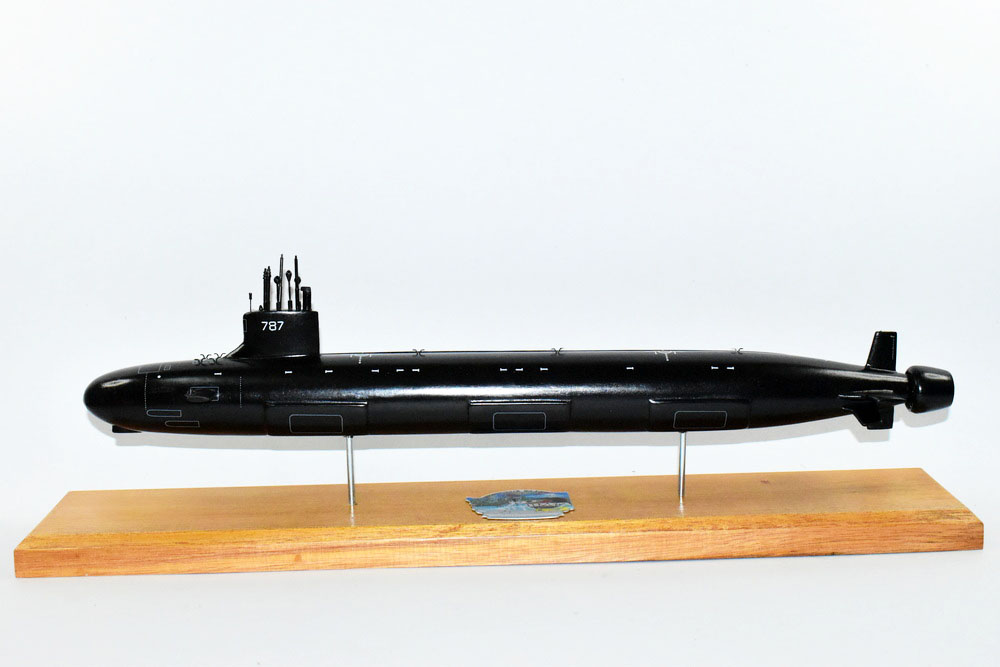 USS Columbia SSN-771 (Black Hull) Submarine Model