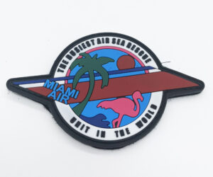 Coast Guard 'Miami Air', 4 in PVC Patch, Hook and Loop
