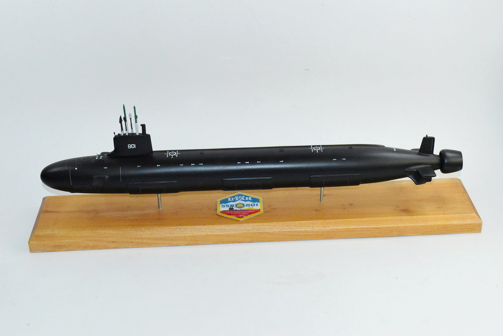 USS Columbia SSN-771 (Black Hull) Submarine Model