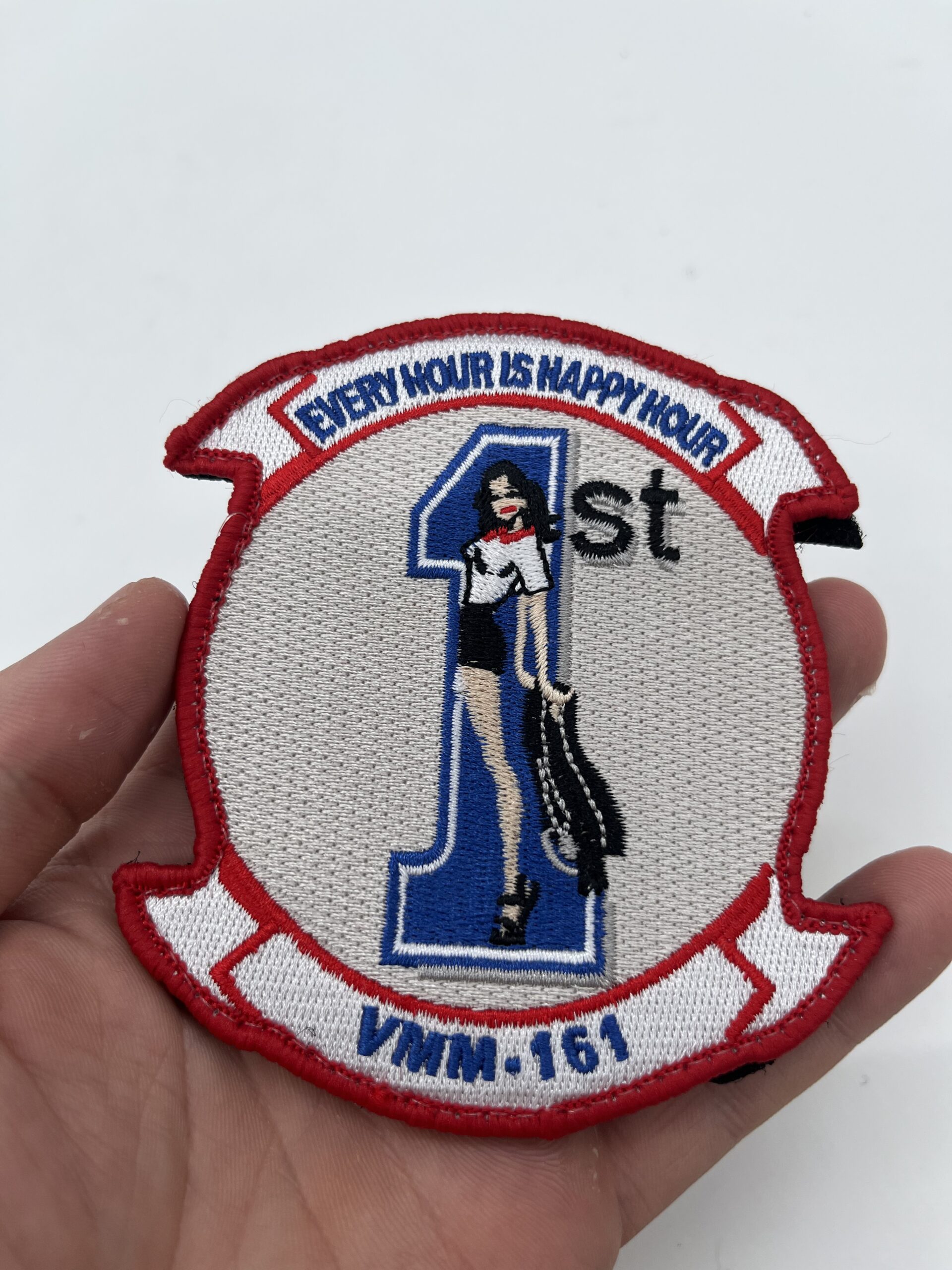 VMM-161 パッチ VMM-161 Greyhawks Friday Every Hour is Happy Hour Patch, 4