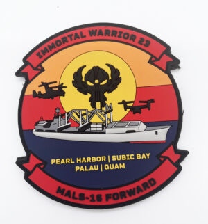 MALS-16 Forward PVC Patch, 4 inch, Hook and Loop