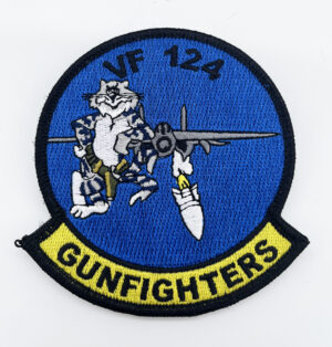 VF-124 Gunfighters Squadron Patch – Hook and Loop, 4"