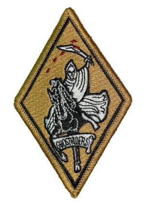 VF-142 Ghostriders Squadron Patch –Hook and Loop, 4 in