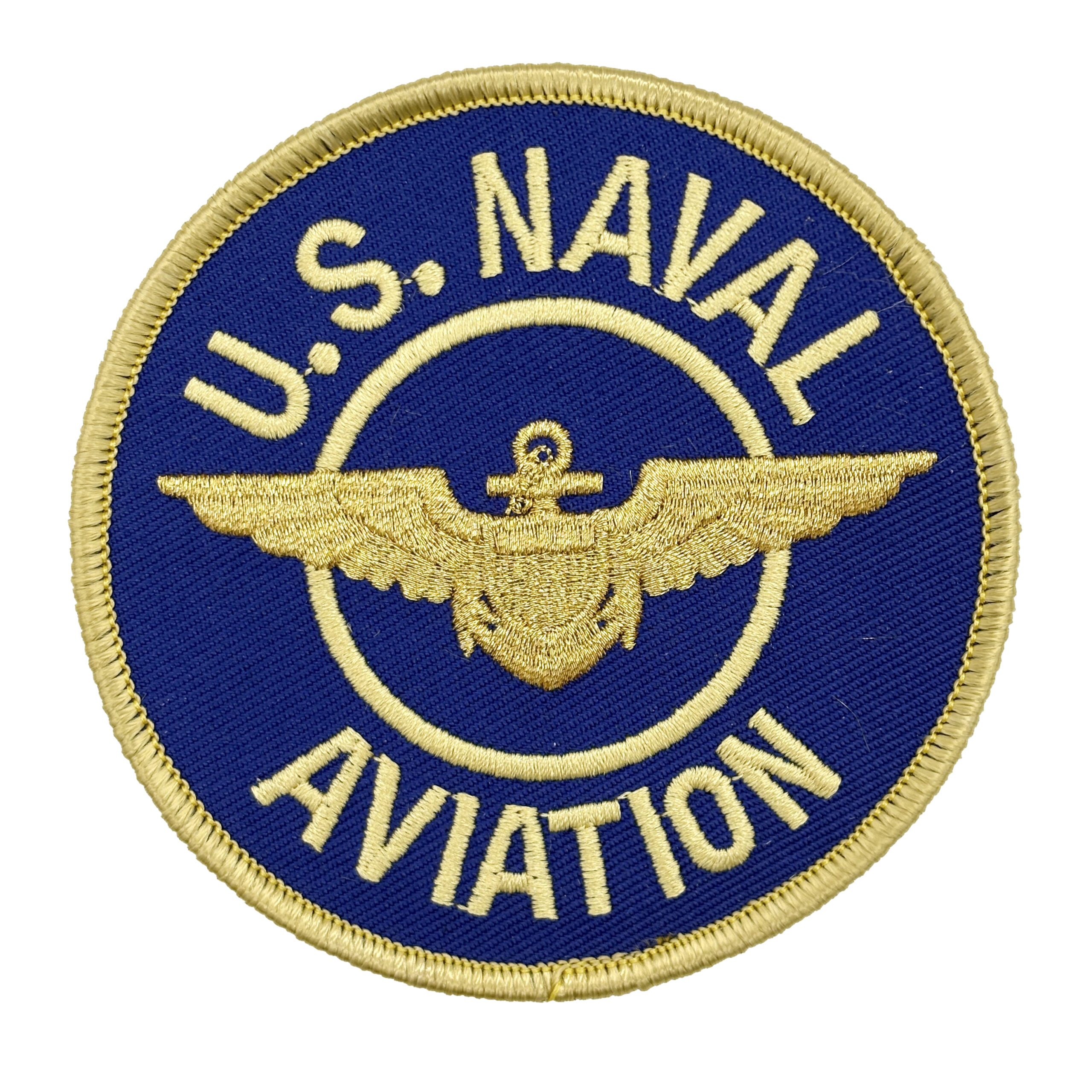 USN Aviation Patch – Embroidered Insignia, Iron-On
