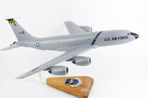19th ARW KC-135R Model, 18 inch, Mahogany