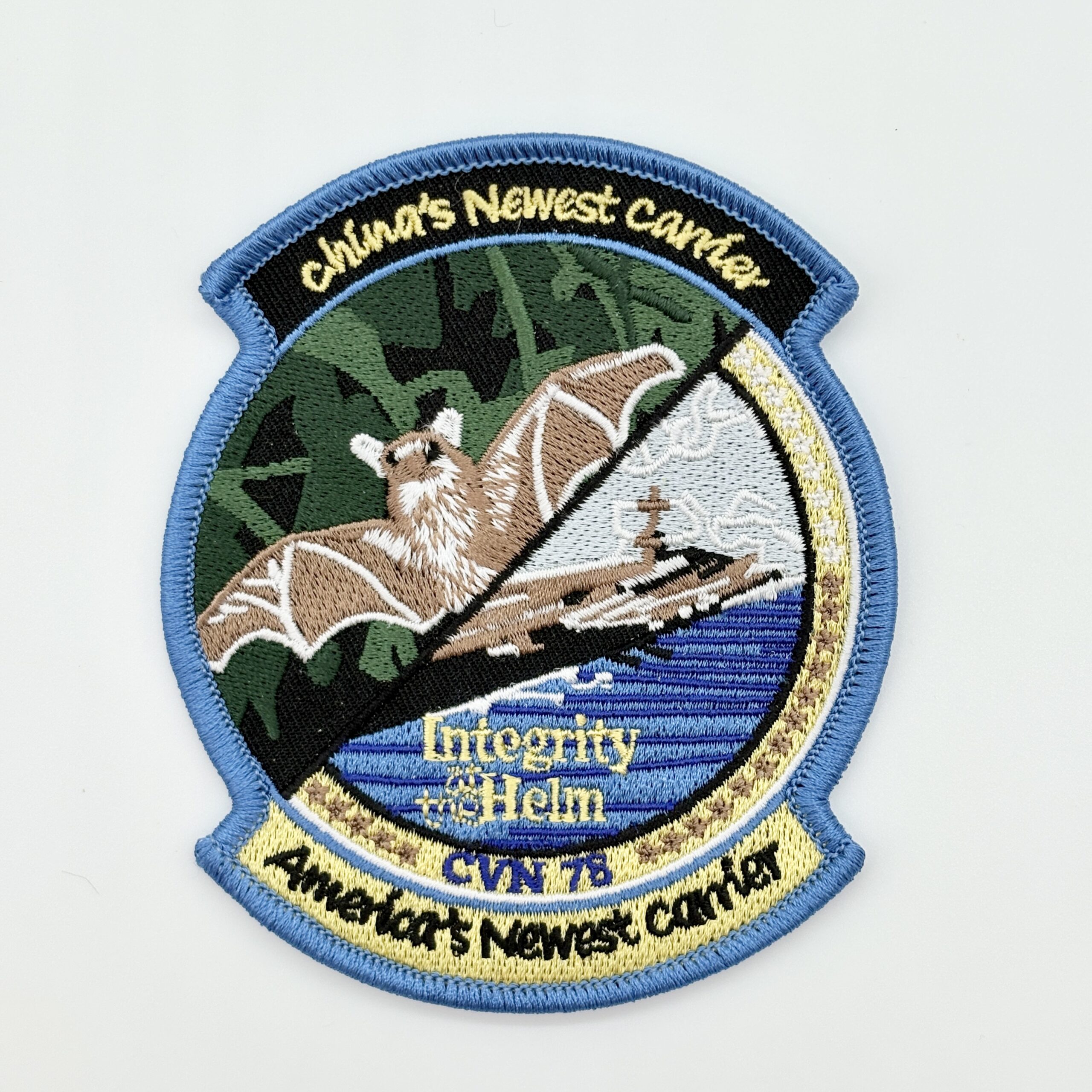 4th Fighter Squadron Fighting Fuujins Patch – Embroidered, Iron-On