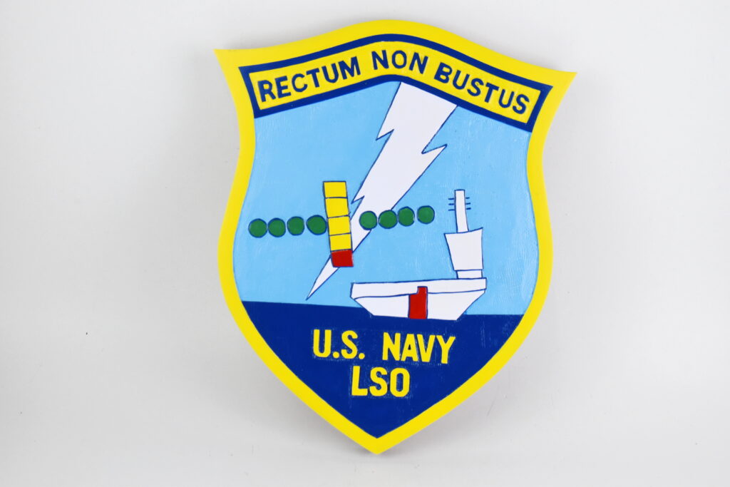 Landing Signal Officer (LSO) 'Rectum Non Bustus' 14 inch Plaque
