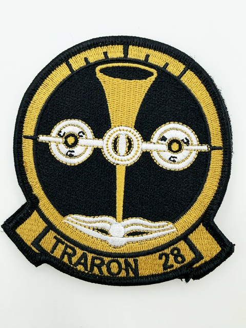 Traron 28 VT-28 Rangers Throwback Patch – With Hook and Loop, Embroidered, 4in