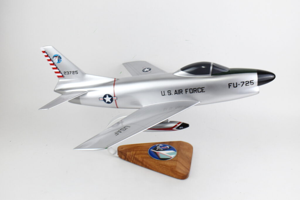 85th FIS F-86D Sabre Model, right three-quarter view